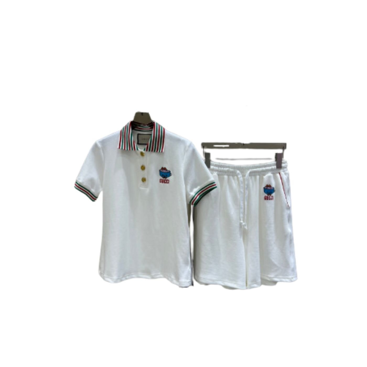 Animal-Patch-T-Shirt-And-Shorts-White-7.jpg Animal Patch T Shirt And Shorts White 7