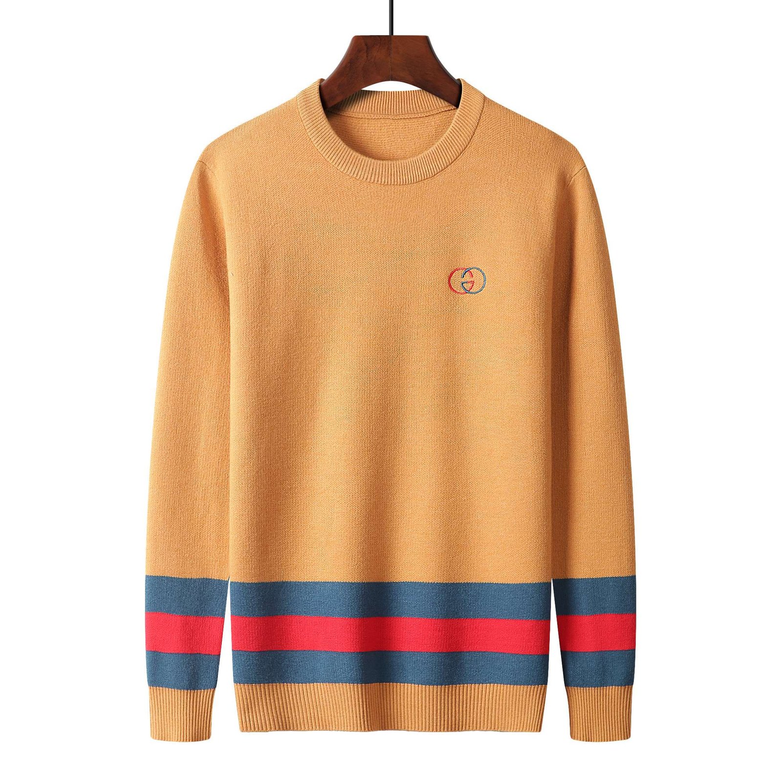 Gucci-Mustard-Crew-Neck-Sweater-9.jpeg Gucci Mustard Crew Neck Sweater 9