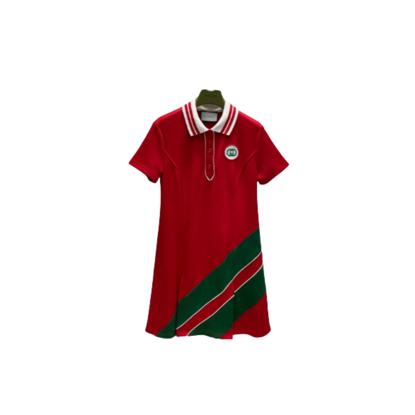 Interlocking-G-Tag-Polo-Dress-Red-8.jpg Interlocking G Tag Polo Dress Red 8