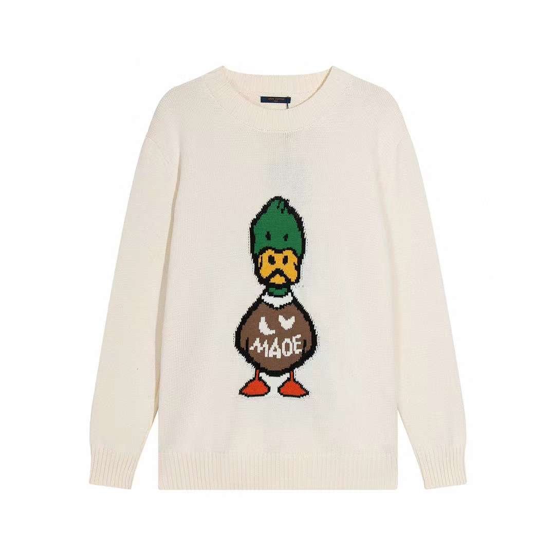 Louis-Vuitton-Jacquard-Duck-Crewneck-Sweatshirt-1.jpeg Louis Vuitton Jacquard Duck Crewneck Sweatshirt 1