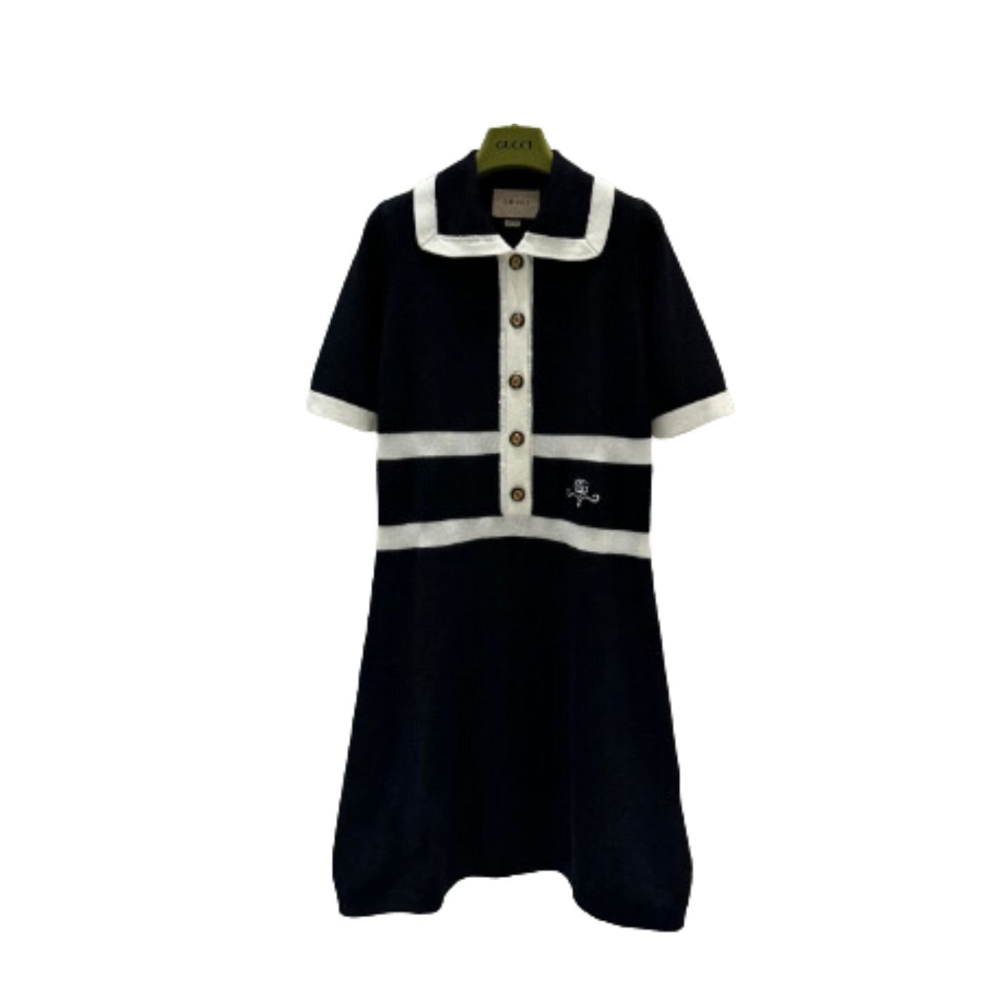 White-Big-Trim-Dress-Black-8.jpg White Big Trim Dress Black 8