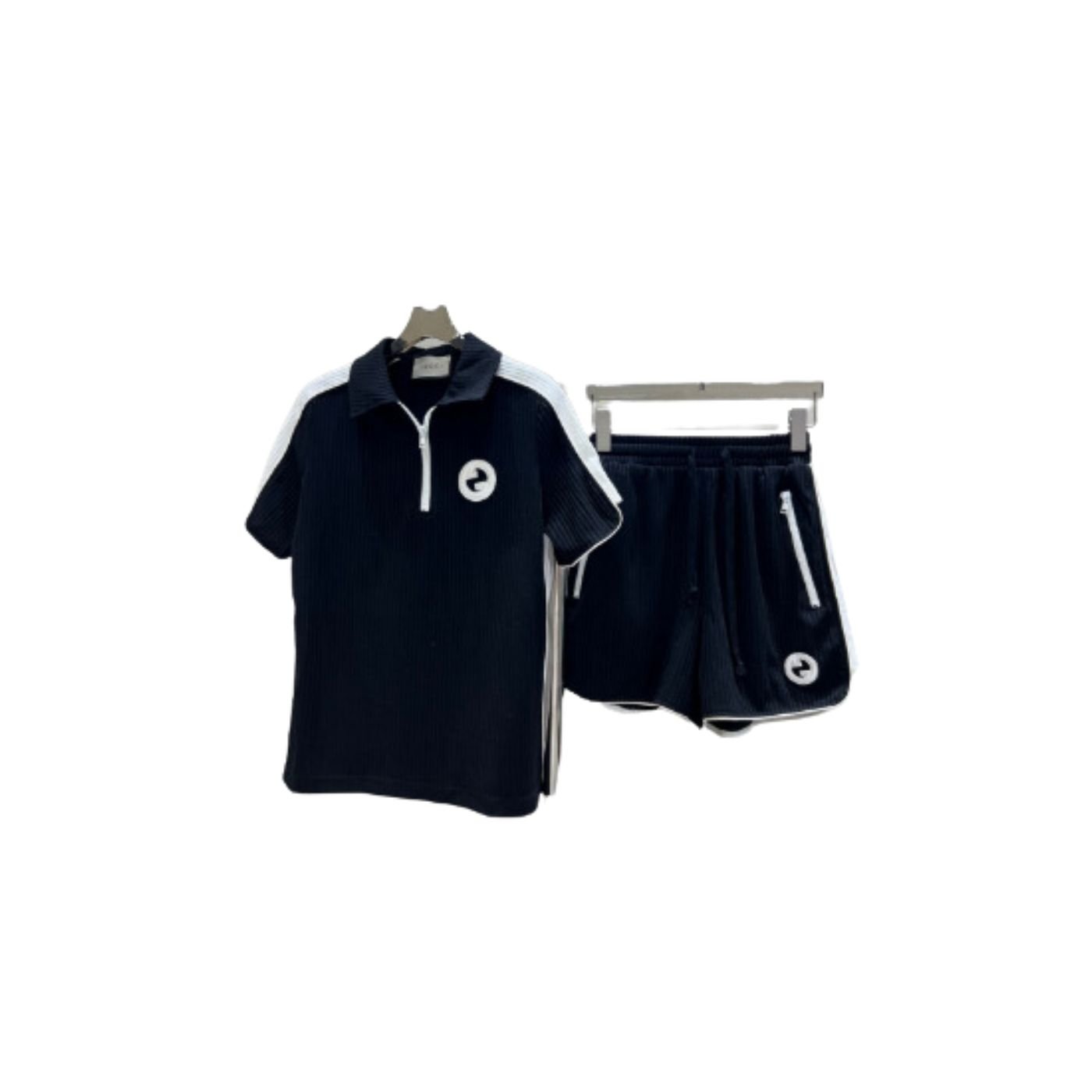 White-Circle-T-Shirt-And-Shorts-Black-7.jpg White Circle T Shirt And Shorts Black 7